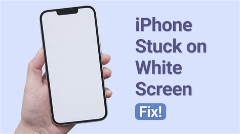 how to remove white screen in iphone