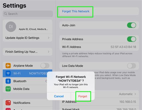 how to remove wifi network on android phone