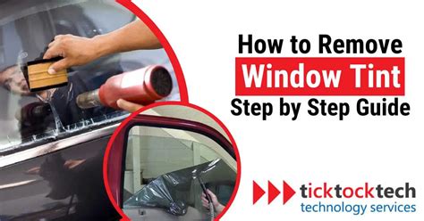 How To Remove Window Tint With Windex