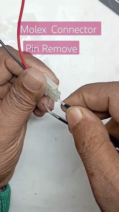 How To Remove Wire From Molex Connector