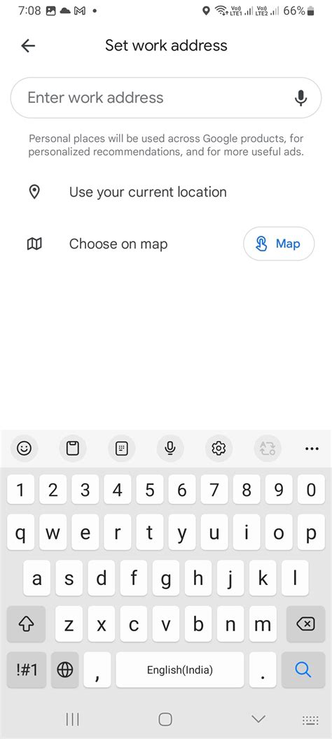 how to remove work address on google maps