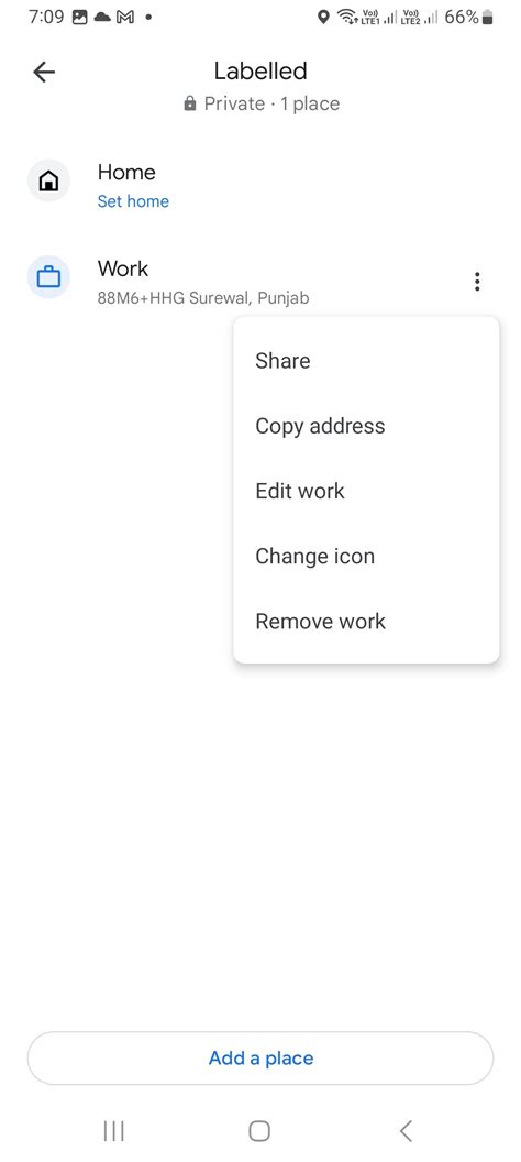 how to remove work on google maps