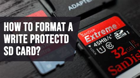 How To Remove Write Protected In Memory Card Micro Sd