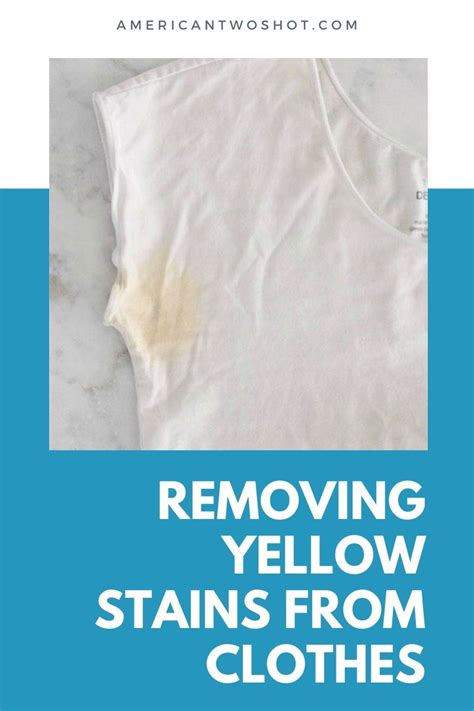 how to remove yellow stains from white clothes reddit