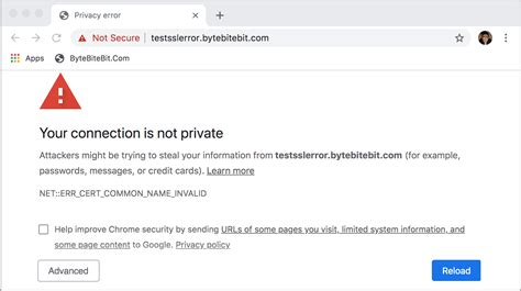 how to remove your connection is not secure in chrome