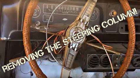 How To Removing Steering Column