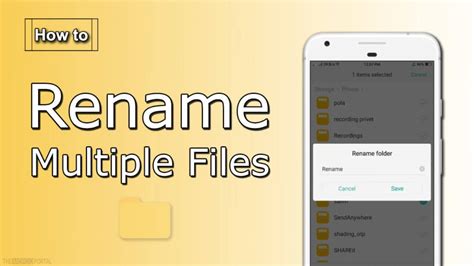 how to rename file in android phone