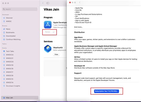 how to renew apple developer program membership