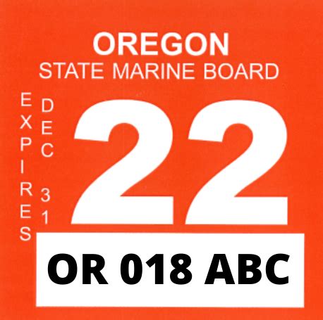 how to renew boat license in oregon