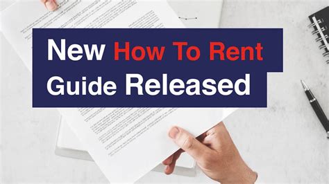 how to rent guide 2021 for tenants