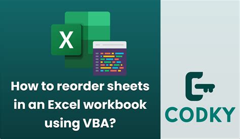 How To Reorder Sheets In Excel Vba