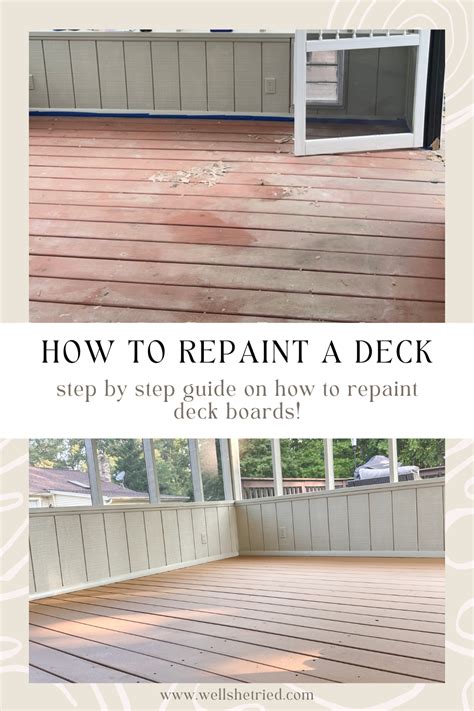 How To Repaint Deck Boards