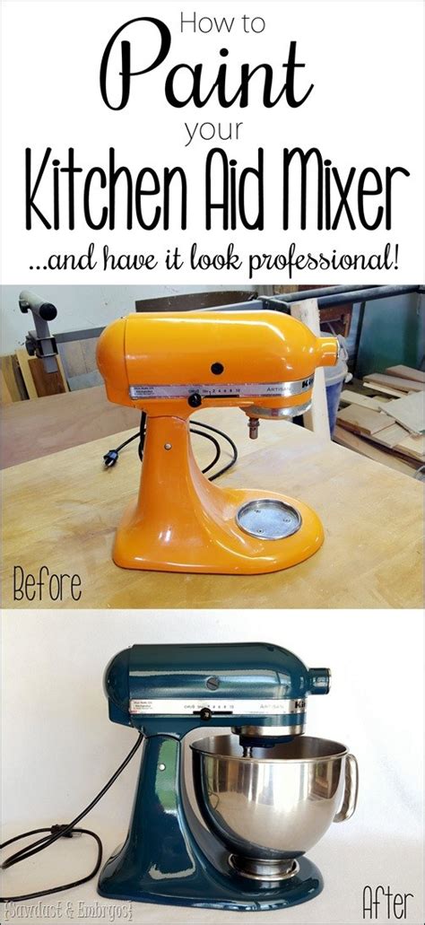 How To Repaint Kitchenaid Mixer