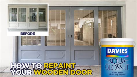 How To Repaint Outside Door