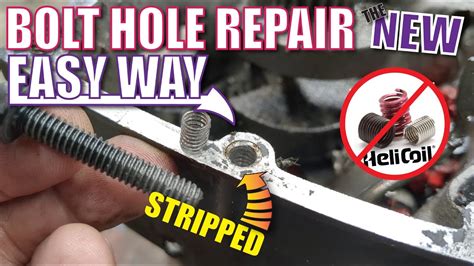 how to repair a stripped bolt