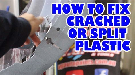 how to repair broken plastic