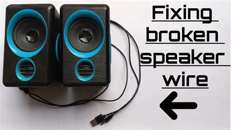 How To Repair Broken Speaker Wire