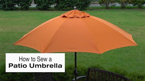 how to repair patio umbrella fabric
