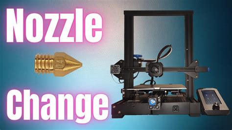 how to replace a 3d printer nozzle