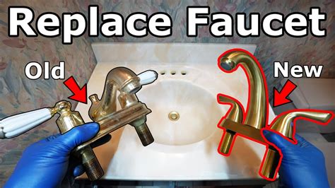 How To Replace A Bathroom Sink Faucet