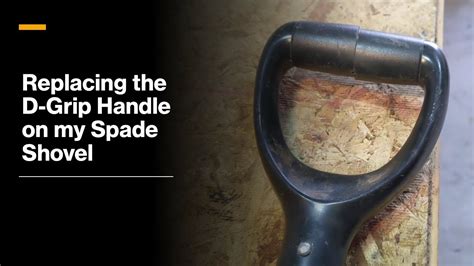 How To Replace A Broken Spade Handle