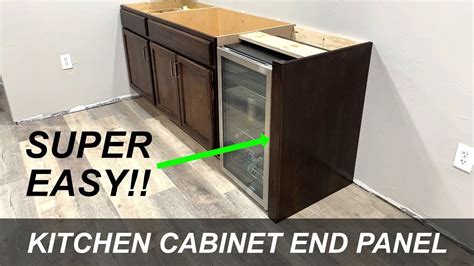 How To Replace A Cabinet End Panel