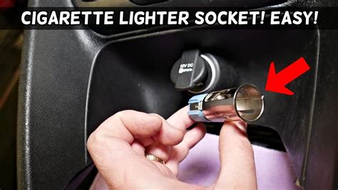 How To Replace A Cigarette Lighter Socket In A Car