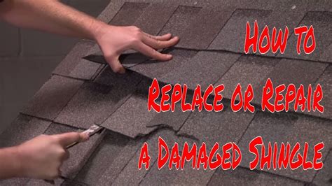 How To Replace A Damaged Shingle