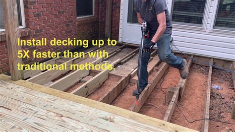 How To Replace A Deck Board With Hidden Fasteners