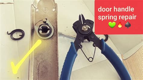 How To Replace A Door Handle Spring