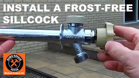 how to replace a frost free sillcock