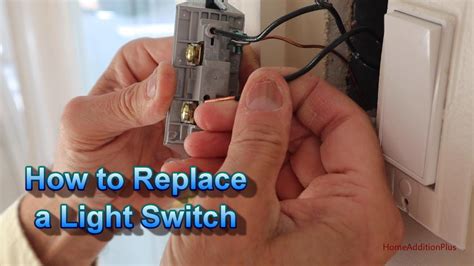 how to replace a light switch