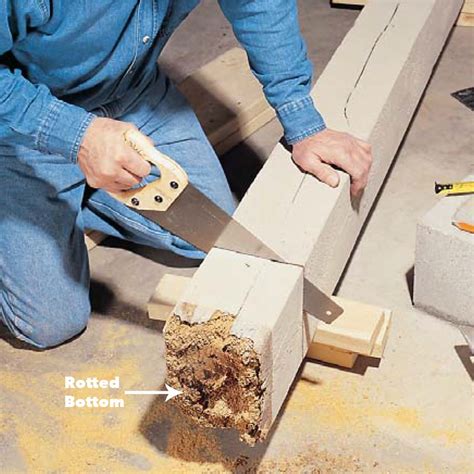 How To Replace A Load Bearing Corner Post