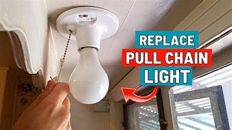 How To Replace A Pull Chain On A Ceiling Light