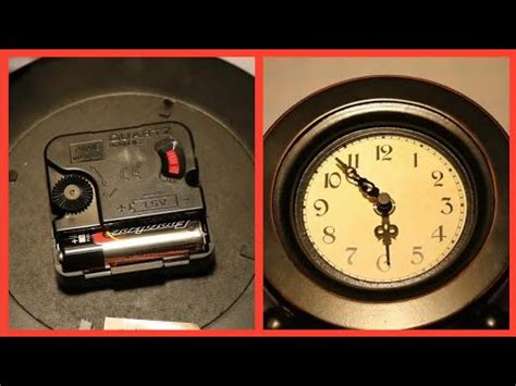 How To Replace A Quartz Clock Mechanism