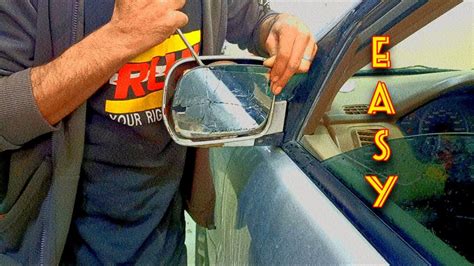 How To Replace A Side View Mirror Glass