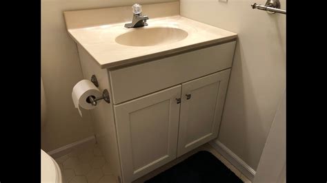 How To Replace A Small Bathroom Vanity