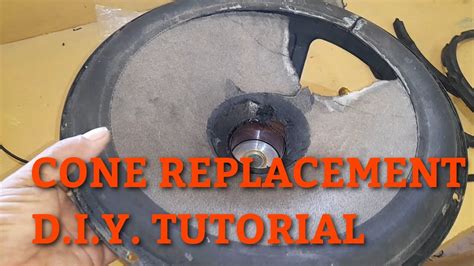 How To Replace A Speaker Cone