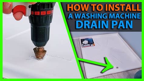 How To Replace A Washing Machine Drain Pan
