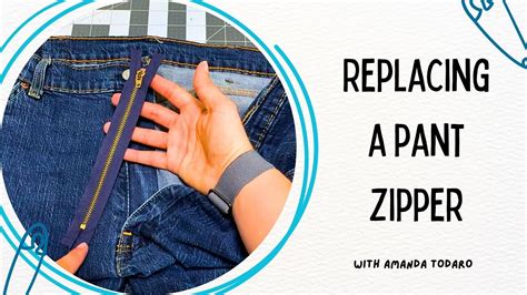 How To Replace A Zipper Pull On Pants