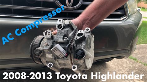 How To Replace Ac Compressor Toyota Highlander