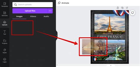 how to replace an image in canva template