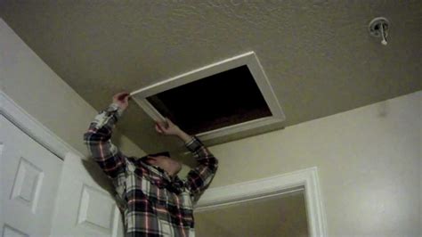 how to replace attic access panel
