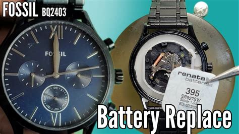 how to replace back of fossil watch