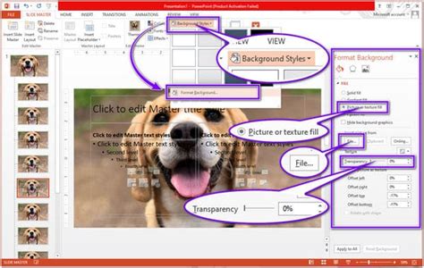 how to replace background image in powerpoint