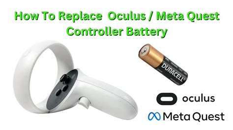 How To Replace Batteries In Meta Quest 2 Controller