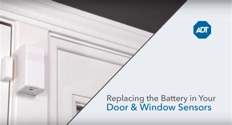 How To Replace Battery In Adt Door Sensor