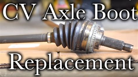 How To Replace Boot On Axle