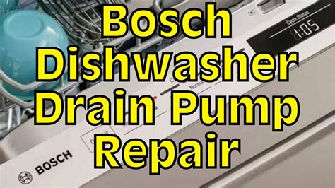 How To Replace Bosch Dishwasher Pump