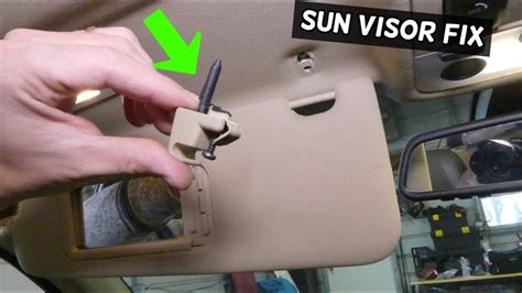 How To Replace Broken Sun Visor Mirror